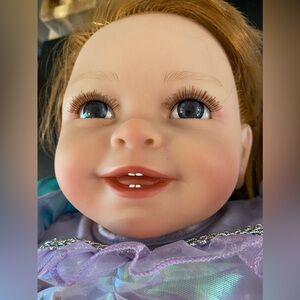 Realistic Baby Doll with Blue Eyes